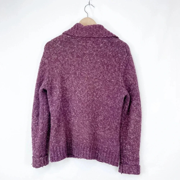 L.L. Bean Knit Button Down Sweater Size M - Picture 2 of 5